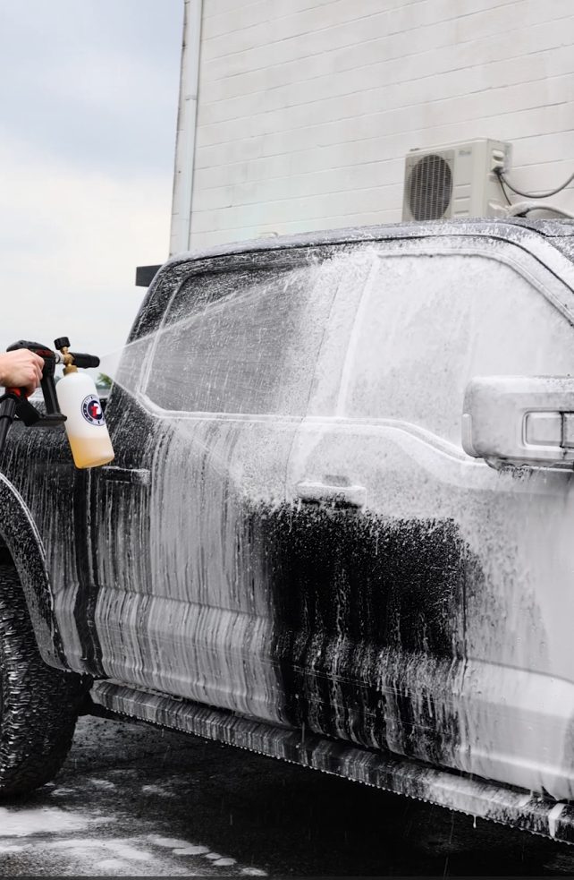 Foam wash detail shoot